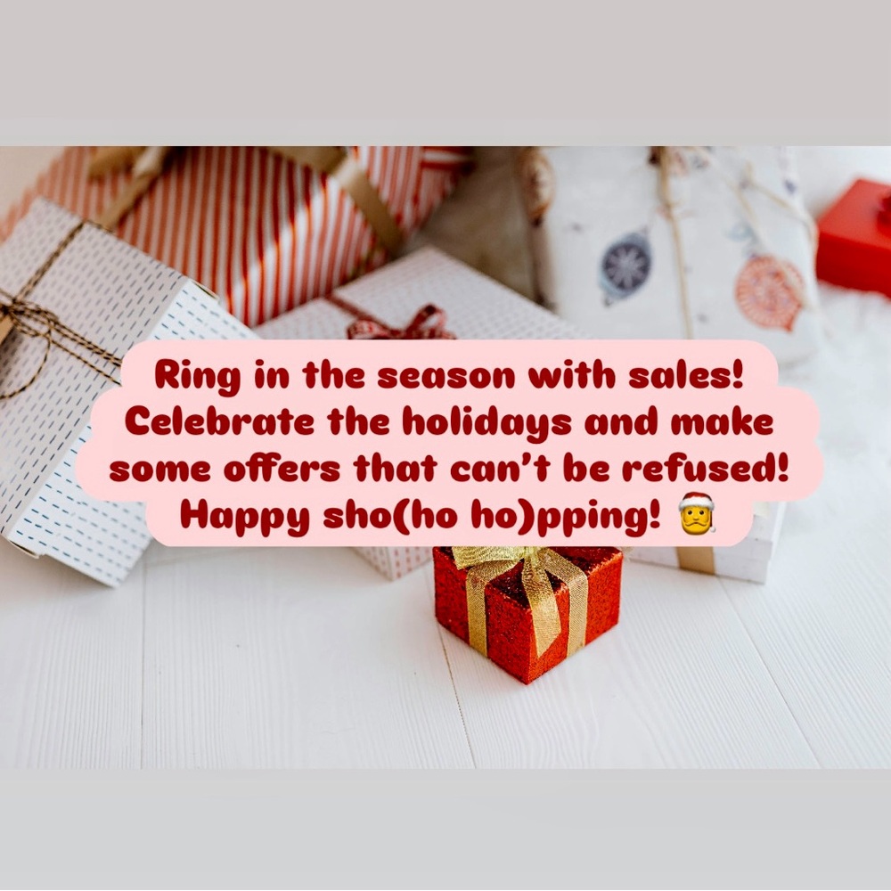 Festive Red and Gold Holiday Gift Box